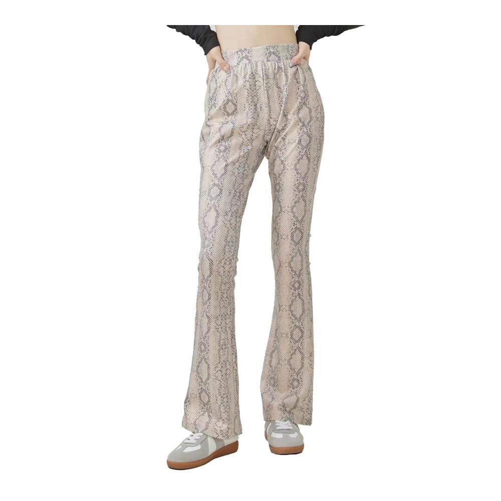 Damen Schlaghose Lange Hose High Waist Stretch Loose Hosen Sporthose Tights Pants Yoga Party Toll für Freizeit Sport Schuluniformen täglich Ausgehen Shopping und Dating