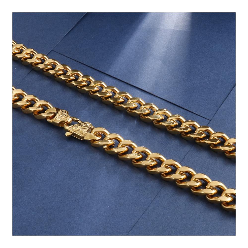 210 x 12 mm Edelstahl-Strangarmbänder Punkrock Panzerketten Armbänder für Herren als Geschenke für Männer Freunde und Familie ohne Edelsteine