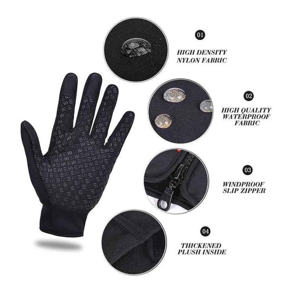 Hochwertige Winterhandschuhe für Damen und Herren – Wasserdicht winddicht und touchscreenfähig – Ideale Softshell Thermohandschuhe für Outdoor-Aktivitäten und Reiten