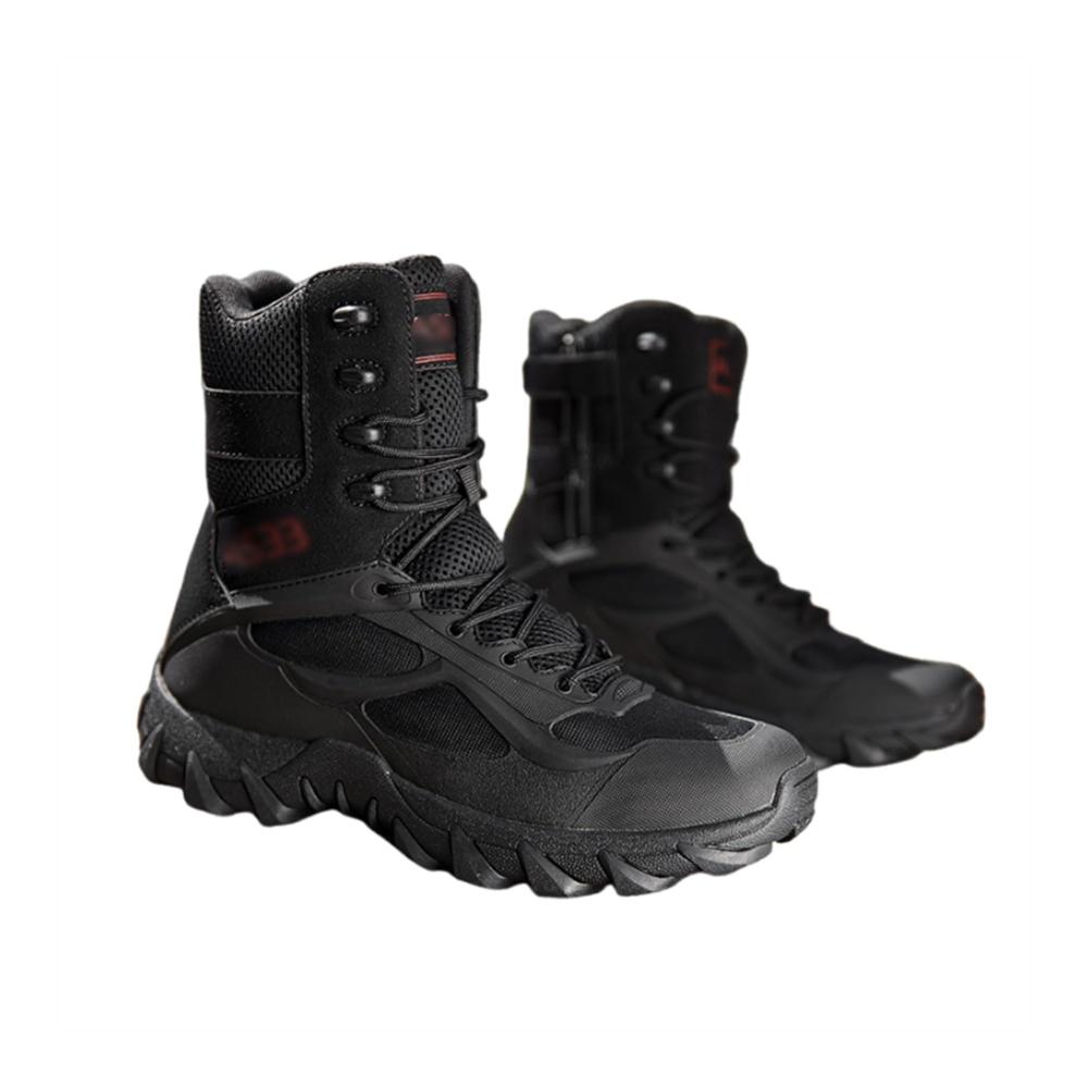 Ultimative Taktische Militärstiefel SadiTy Herren Kampfstiefel - Wasserdicht Seitlicher Reißverschluss Outdoor Hochschaft - Perfekt für Armee Jagd und Abenteuer