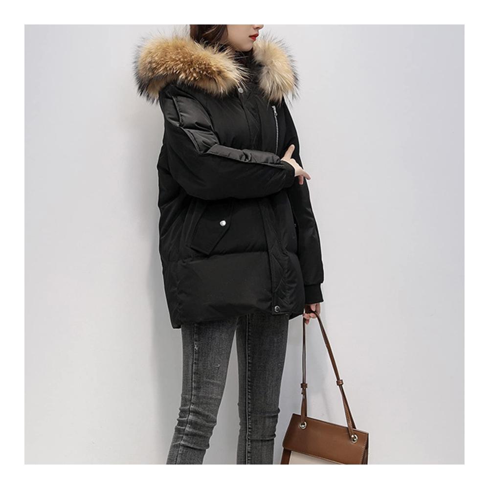Kuschlig warm Trendige Daunenjacke für Damen – Stilvoll durch den Winter – Hochwertige Thermoisolierung – Perfekte Länge für maximale Behaglichkeit