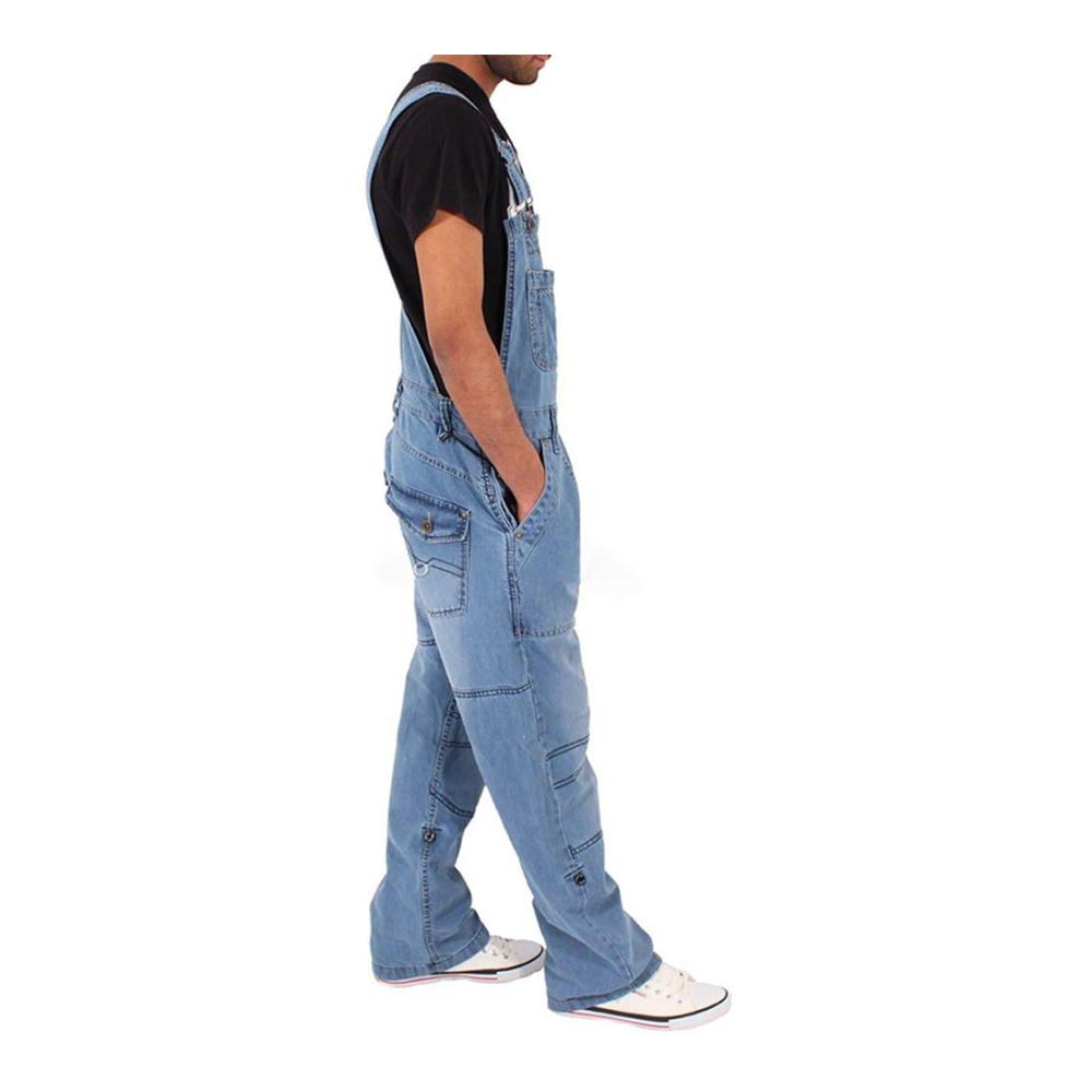 Entdecke den ultimativen Stil Herren Denim Overalls - Lockerer Fit für Arbeit und Freizeit
