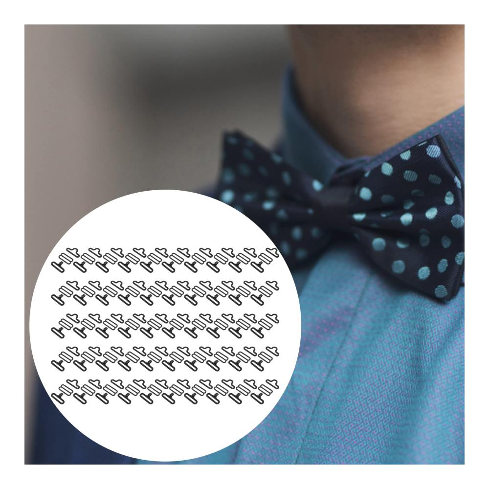 Edle Eleganz Verstellbare Krawattenklammern - 50 Sets Hochwertige Metallbeschläge für den stilvollen Auftritt! Sichern Sie sich jetzt das Must-have Accessoire für jeden Gentleman