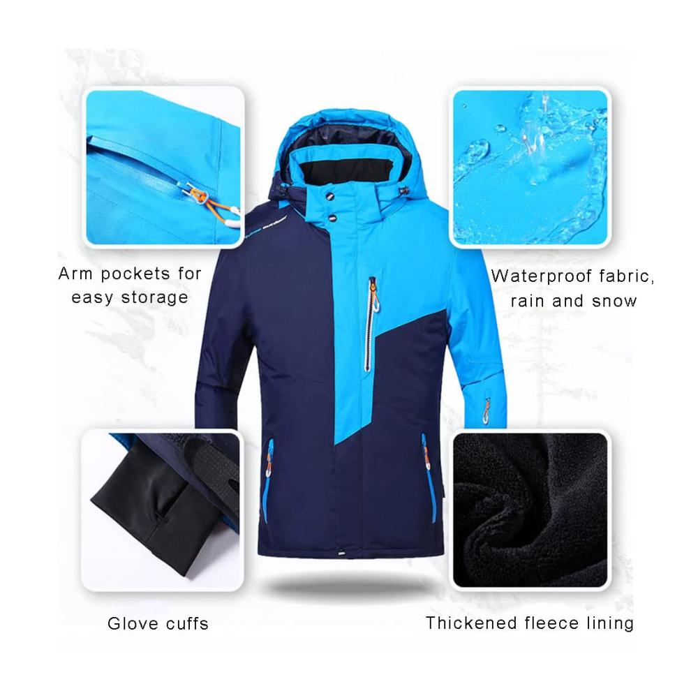 Ultimatives Skierlebnis Hochwertige Herrenjacken für unvergleichlichen Komfort und Wärme! Perfektes Set für Outdoor-Abenteuer