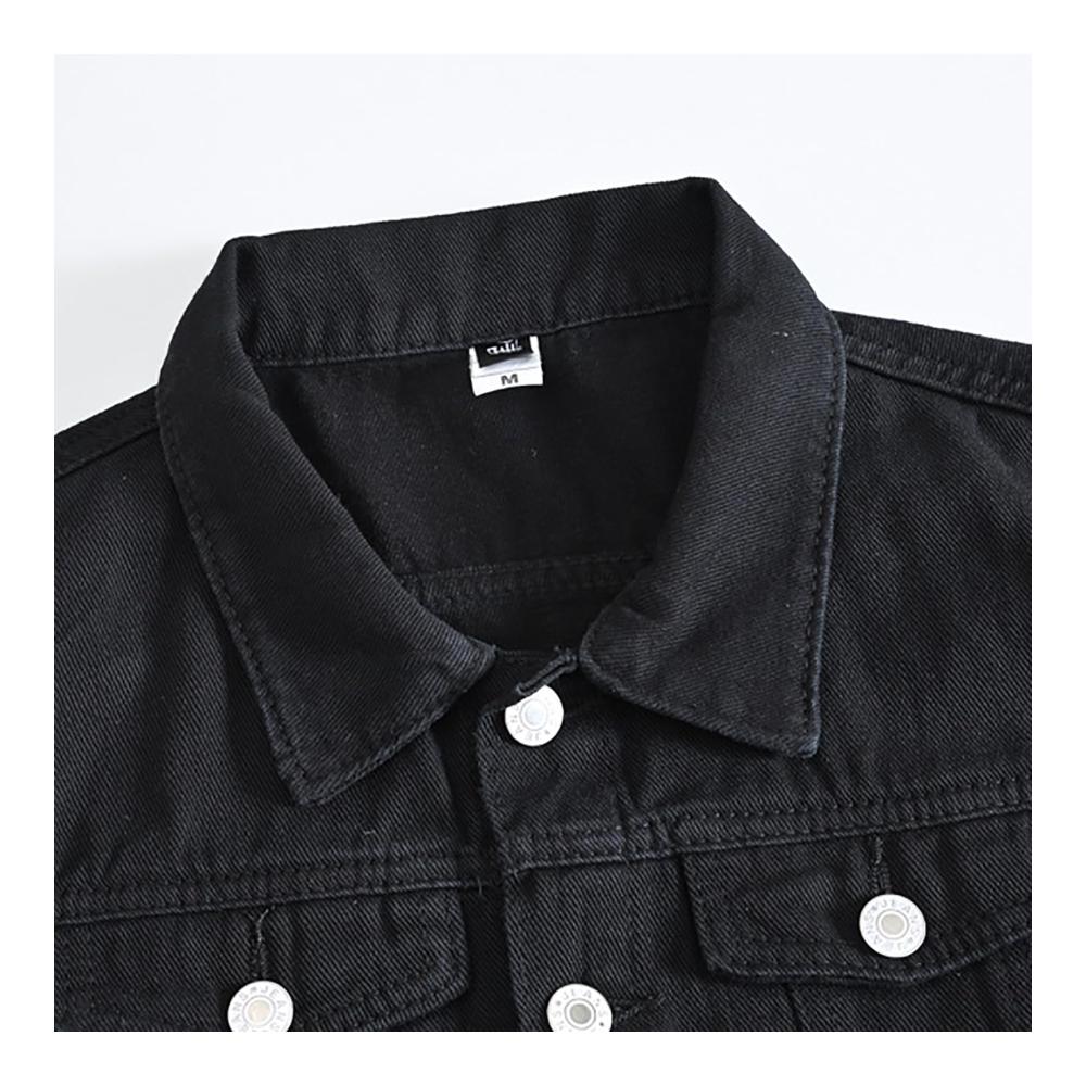 Stylische Herren-Jeansweste | Lässige zerrissene Denim-Weste für Freizeit und Punk-Look | Jugendlicher Charme in einer ärmellosen Casual-Weste