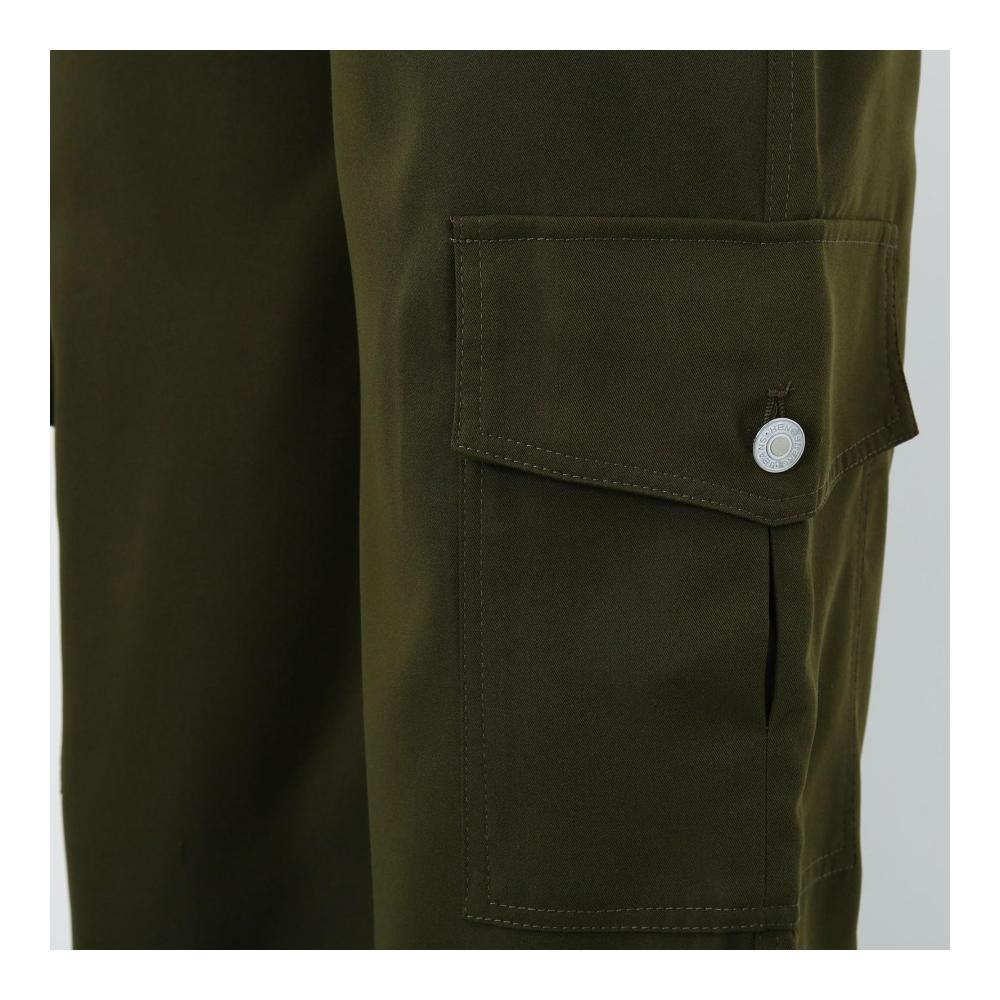 Attraktive Sommerhose für Damen Multifunktionale Taillen-Cargohose mit 3 Taschen und variabler Taille. Schwarz Größe 44. Perfekte Freizeithose für den Sommer