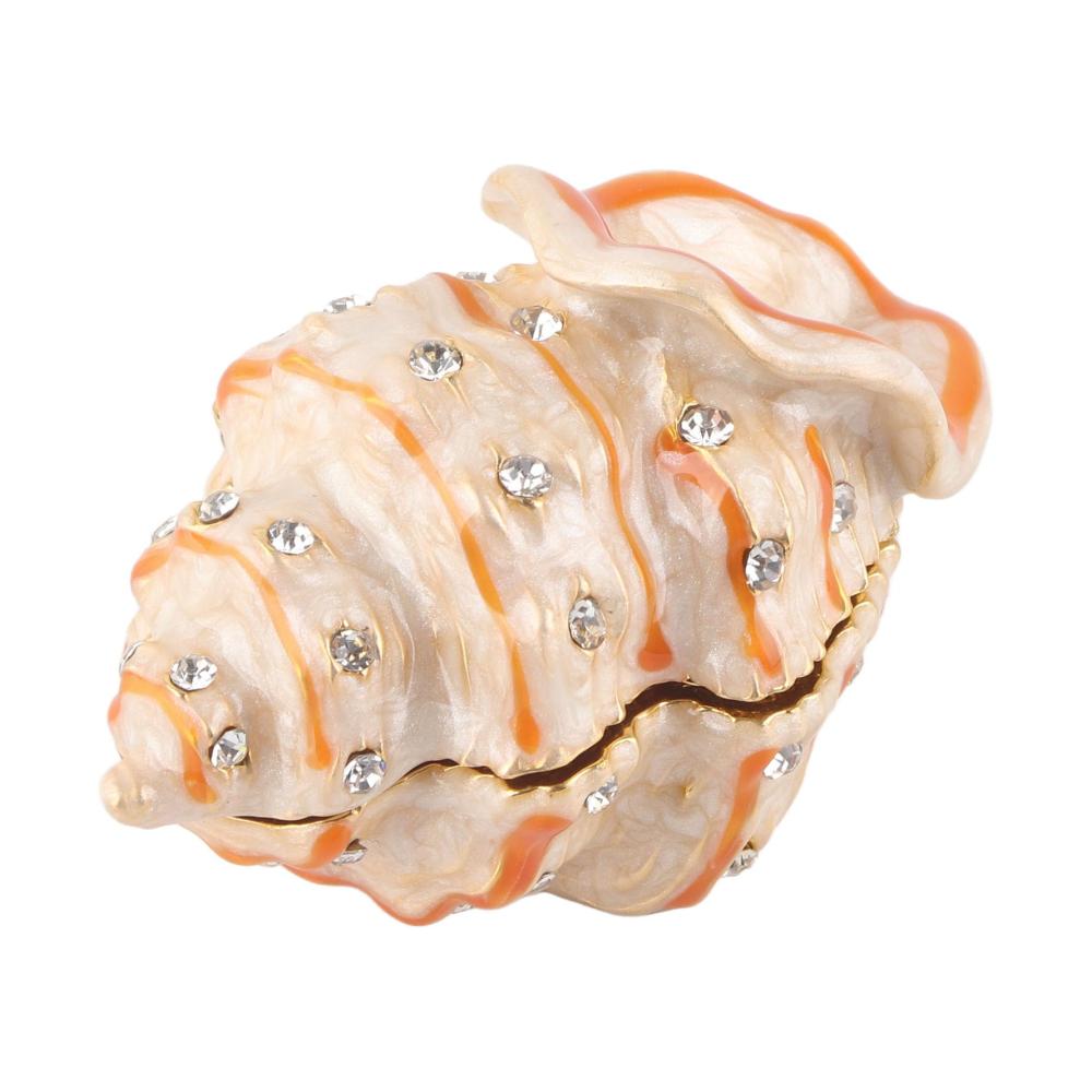 Organisieren Sie Ihren Schmuck stilvoll! Exquisites Muscheldesign Schmucktablett für Ringe Ohrringe Halsketten Armbänder und Uhren. Perfekte Aufbewahrungslösung