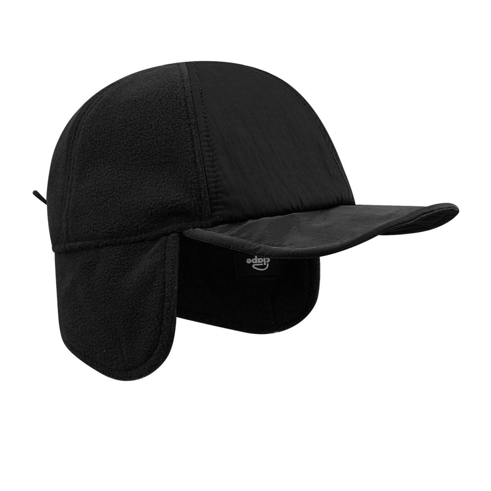 Bequeme und warme Baseball Cap mit Ohrenklappen - Wintermütze für Damen und Herren - Einstellbar mit flachem Schirm - Perfekt für Sport und Outdoor-Aktivitäten