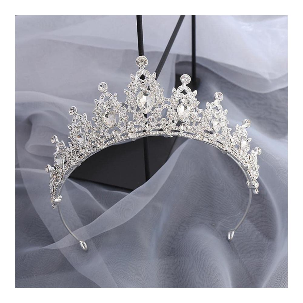 Exquisite Diademe Glanzvolle Kristall-Tiara Krone für Prinzessin Braut & Königin. Hochwertige Strass Kopfbedeckung für elegante Frauen & Hochzeiten. Luxuriöse Haarschmuck Accessoires