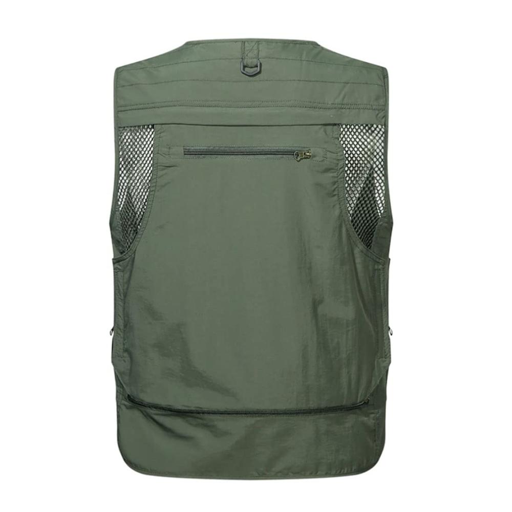 Entdecke die ultimative Multi-Taschen Weste für Herren | Atmungsaktiv multifunktional und stilvoll für Angeln Segeln Joggen und mehr