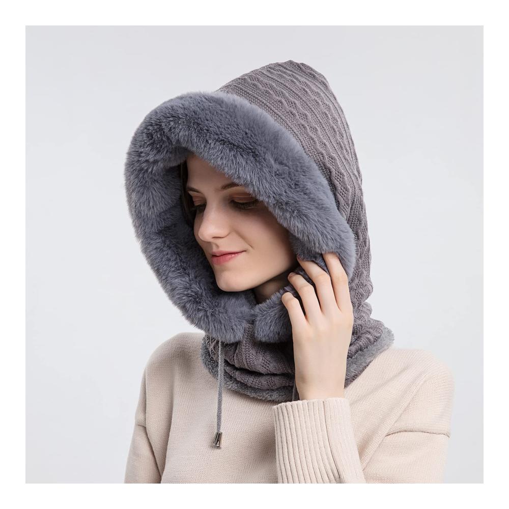 Ultimative Wärme und Stil Sturmhaube Gesichtsmaske für Damen | Winddicht verstellbar vielseitig einsetzbar | Perfekt zum Skifahren Radfahren | Premium Winteraccessoire