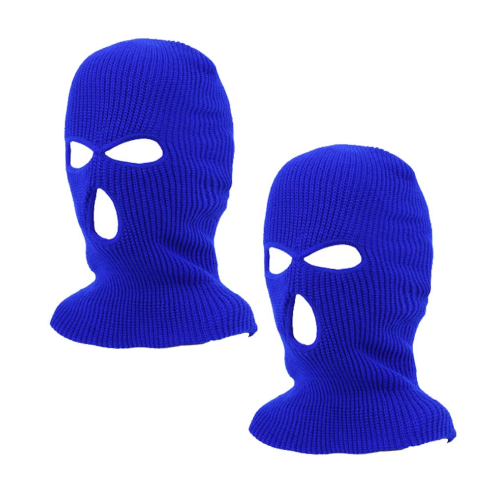 Behagliche Sturmhauben 2er Set Strickhandschuhe & warme Skimaske in Blau für ultimativen Winterschutz! Perfekte Accessoires für Ski & Outdoor-Spaß