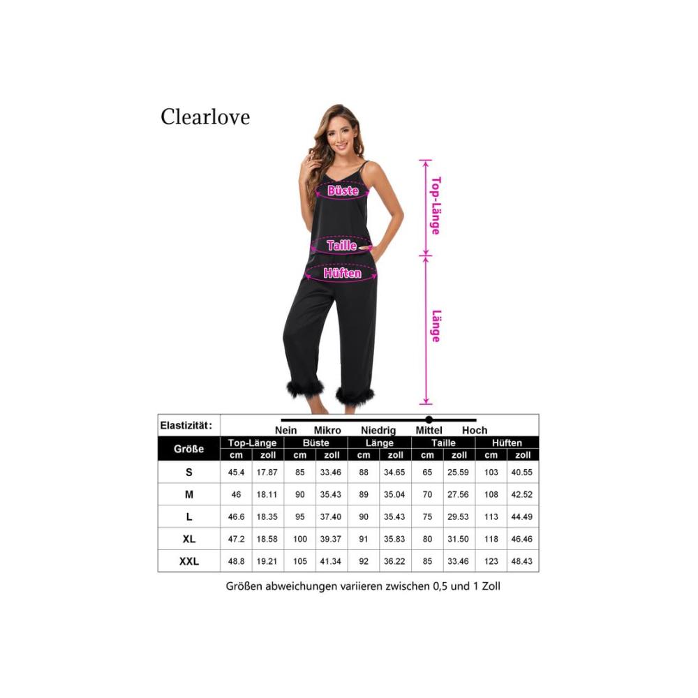 Entspannte Eleganz Damen Lang Satin Pyjama Set für traumhafte Nächte und gemütliche Morgen. Stilvoller Winter-V-Ausschnitt für ultimativen Komfort. Perfekte Schlafanzüge für Frauen