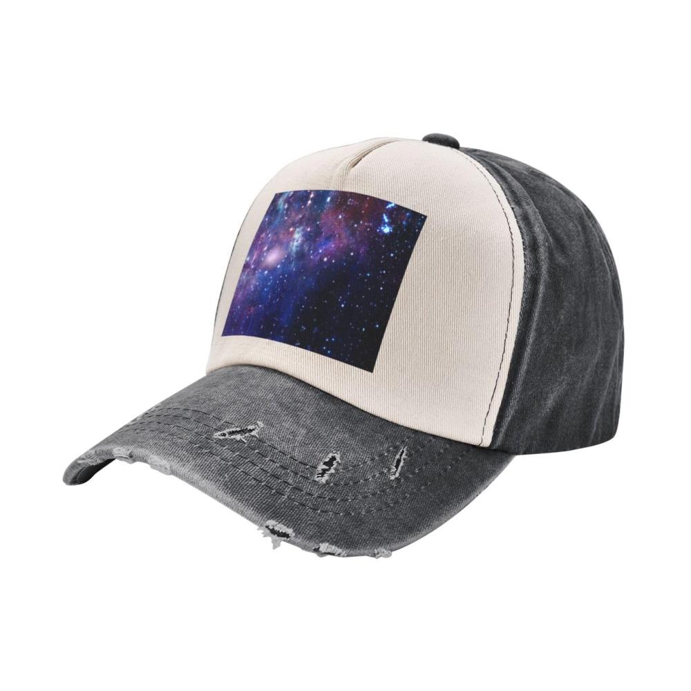 Entdecke den Weltraum Verstellbare Baseballkappe mit Galaxie-Druck - Perfekt für Damen vielseitig und stylisch für Outdoor-Abenteuer! Ideales Geschenk zum Vatertag