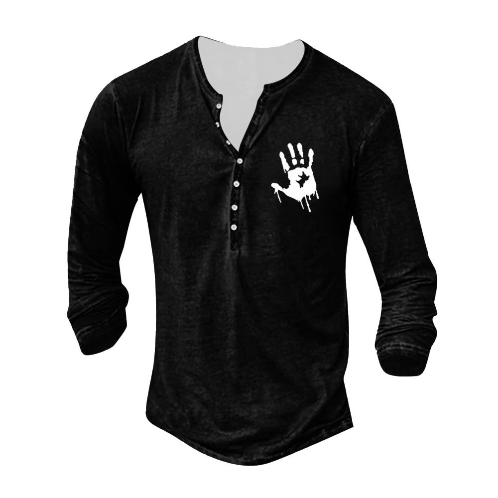 Herren T-Shirts Stylische Henley Rundhals & Langarm Tops - Hochwertige Baumwolle Slim Fit & Streetwear Style für lässige Sommer Looks! Entdecke jetzt die besten Freizeitshirts