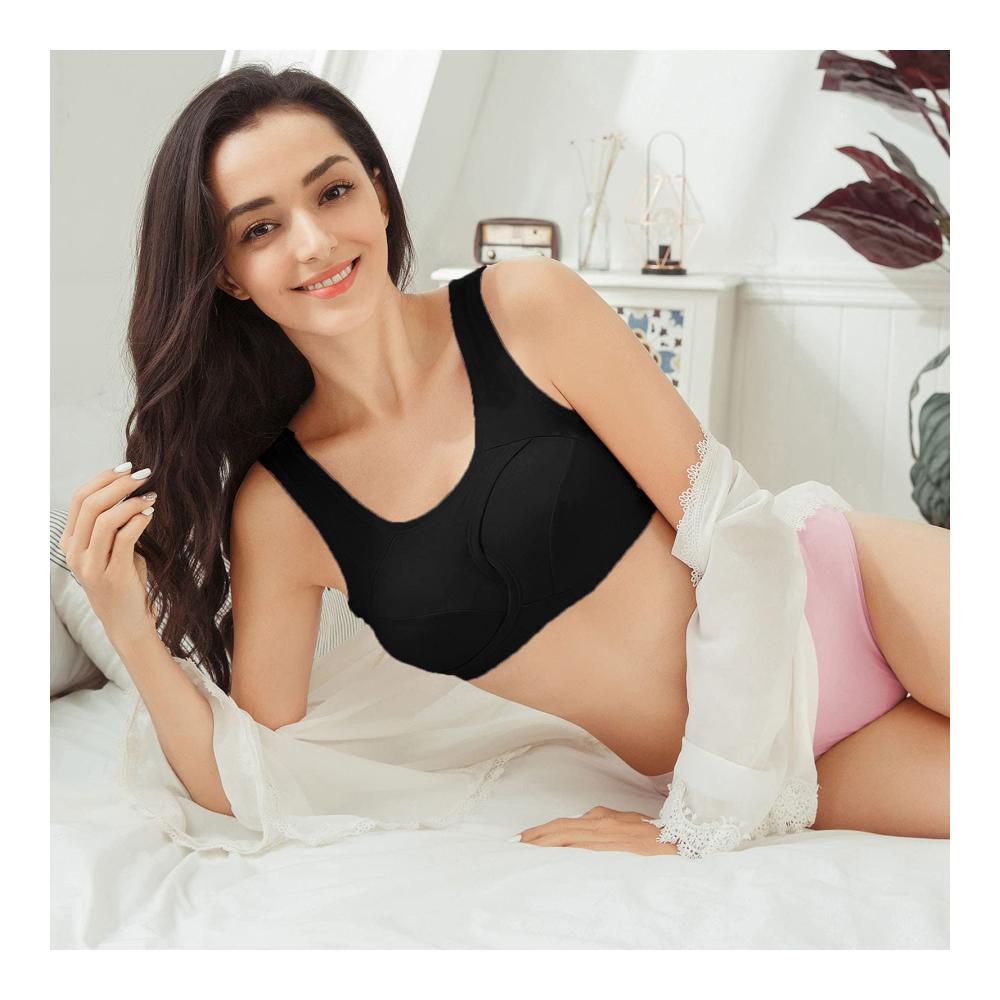 Ultimativer Komfort 2er-Pack Mastektomie BHs für Frauen Bügelfrei Baumwolle Sport-Yoga-Stil. Unterstützung und Stil für Ihre Fitnessreise