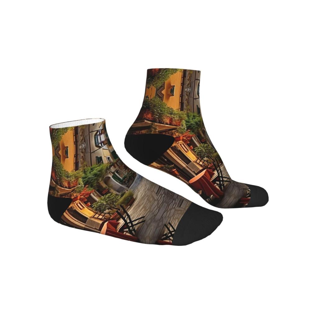 Modische Knöchelsocken Bequeme italienische Damen- und Herrensocken mit trendigen Mustern – Perfekte Passform für jeden! Entdecken Sie den Style von Italian Old Street! One Size