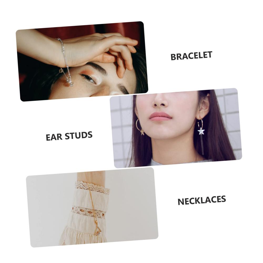Attraktiver Schmuckbeutel Praktischer Organizer für Reiseschmuck. Aufbewahrungstasche für Ringe Ohrringe & mehr. Stilvolles Schmuckalbum aus PP-Material. Perfekt für unterwegs
