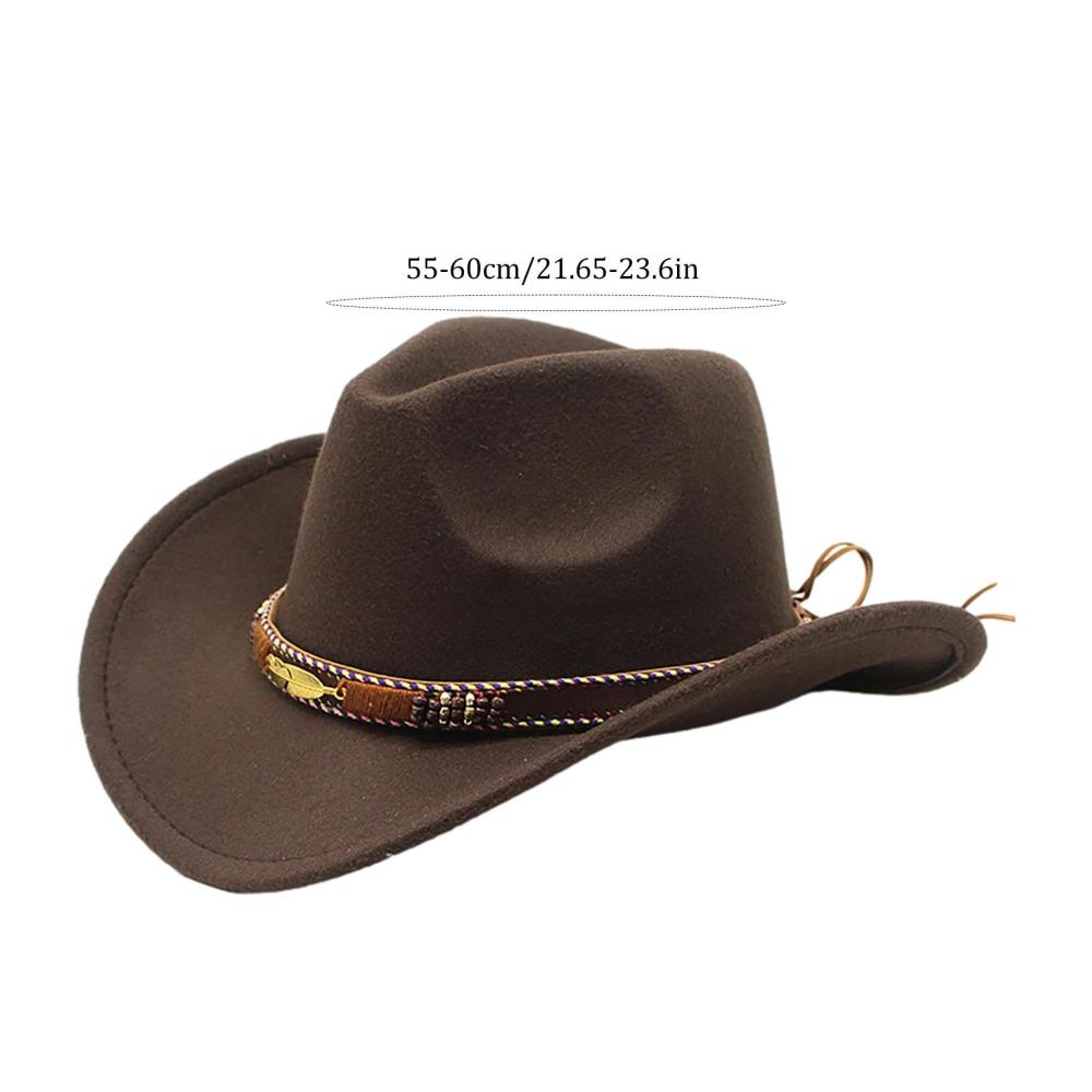 Entdecke den zeitlosen Stil Hochwertige Cowboyhüte für Herren und Damen | Klassischer Western-Hut für Outdoor-Abenteuer und Strandspaß