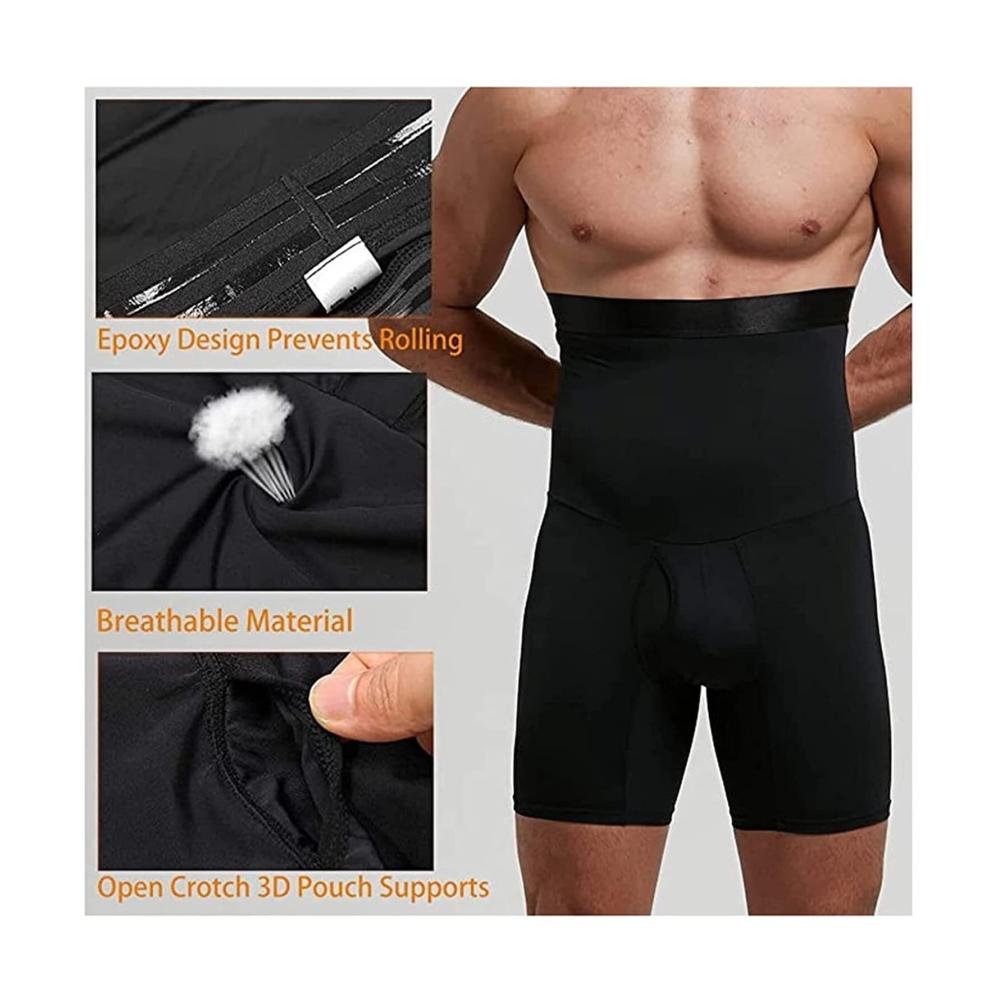 Entdecken Sie den Retro-Chic Herren Retroshorts - Kompressionsunterwäsche für einen gestrafften Bauch und lange Beine