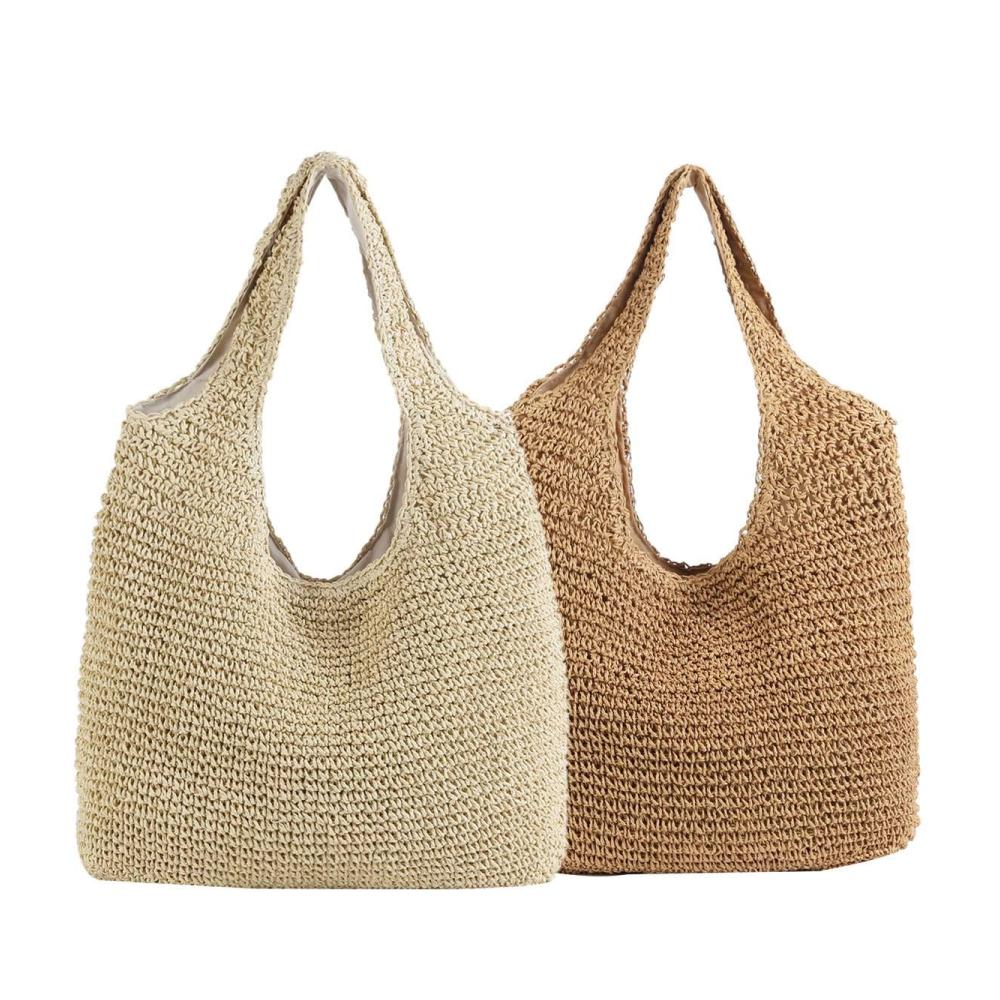 Entdecken Sie den perfekten Begleiter für stilbewusste Shopper! Koreanische Version Neue Handgewebte Strohtasche in Khaki-Grün ideal für Strandurlaub und mehr. Jetzt erhältlich in One Size