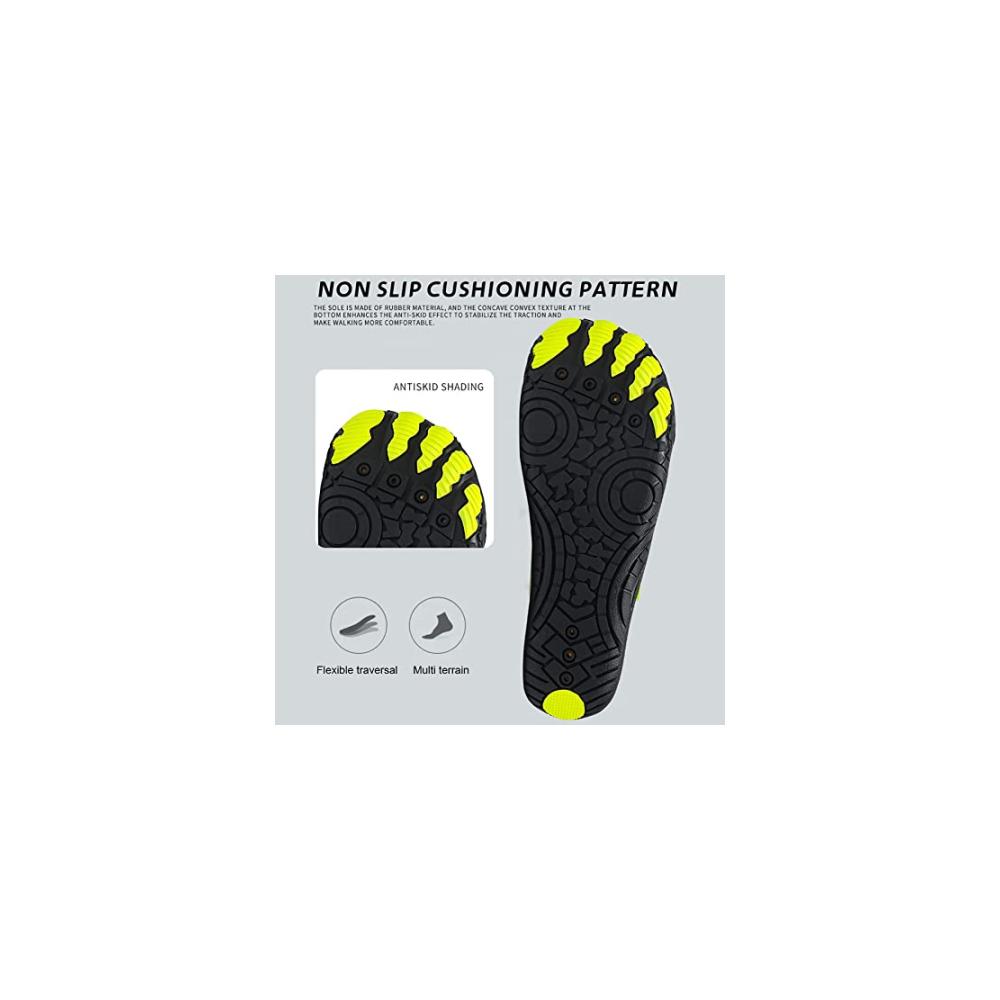 Entdecken Sie den ultimativen Komfort mit Aqua Schuhen Leichte atmungsaktive Wasserschuhe für Damen und Herren rutschfest mit breiter Zehenbox und Schnellverschluss
