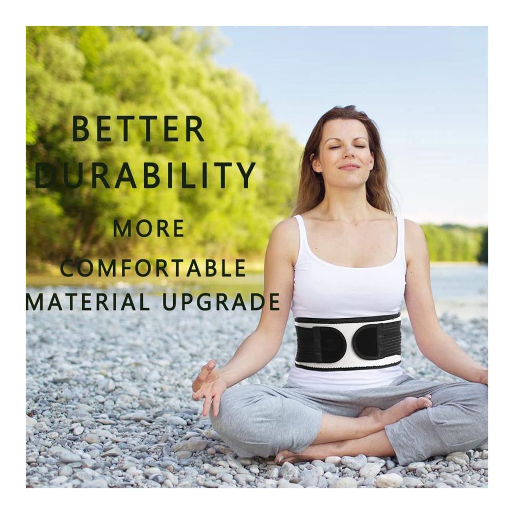 Bauchband für Rückenschmerzen Gelenkschmerzen & Ischias | Perfekter Stützgürtel für Schwangerschaft Bandscheibenvorfall & Iliosakralgelenk | Unisex-Größe