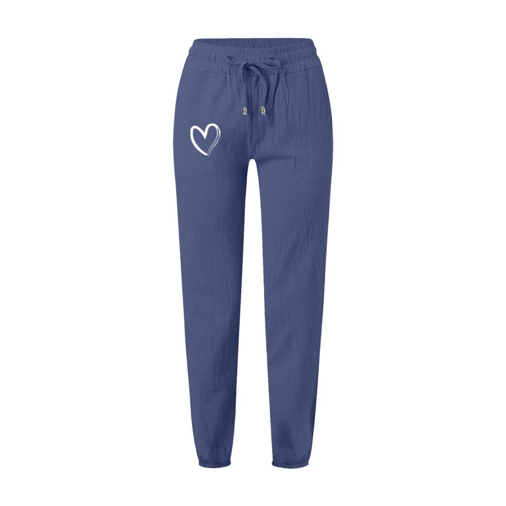 Entdecke den ultimativen Komfort Vintage Leinen-Jogginghose für Damen mit elastischem Taillenbund Taschen und atmungsaktivem Stoff. Ideal für Freizeit und Strand