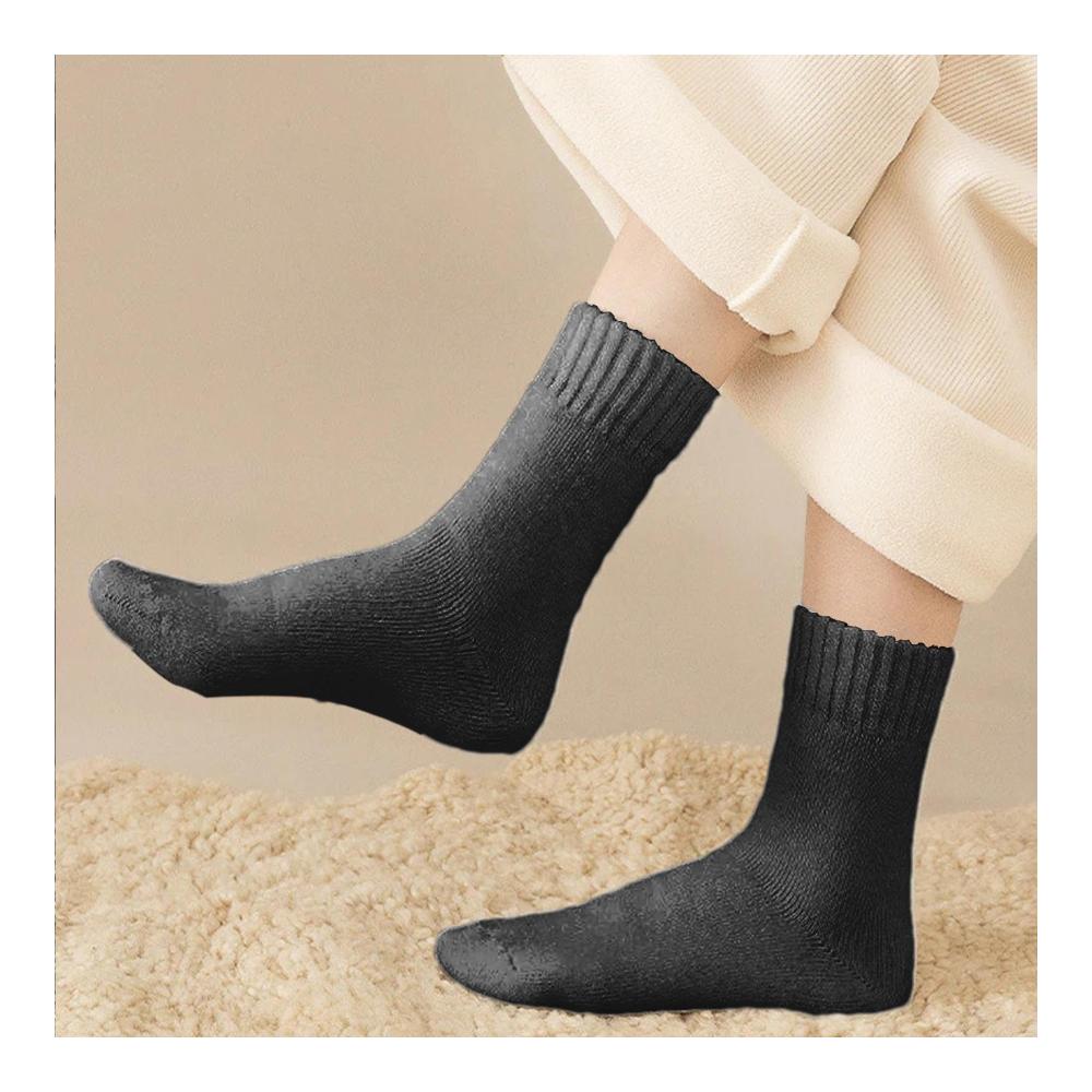 Ultimativer Komfort für kalte Tage Stoppersocken für Damen & Herren - 3 Paar warme gemütliche Wintersocken isoliert und rutschfest. Perfekt für zu Hause oder unterwegs