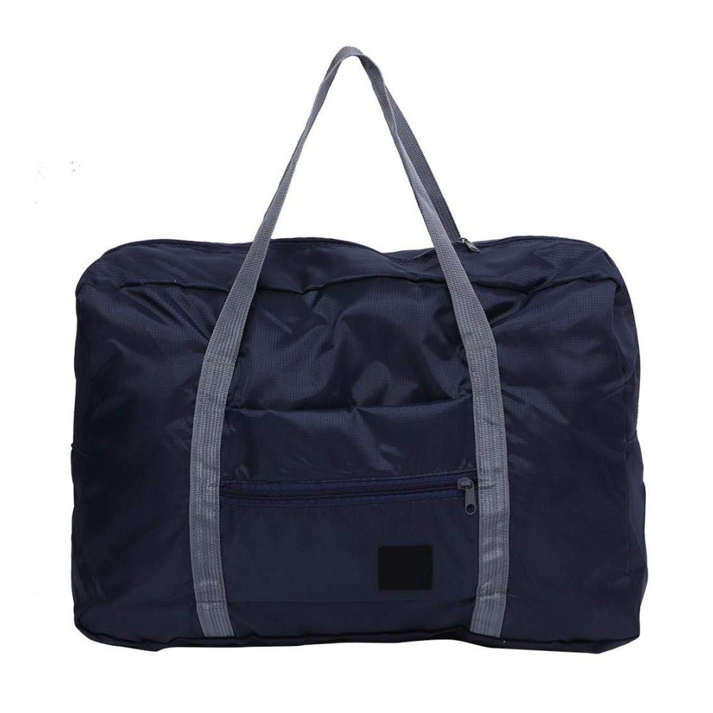 Stilvolle Navy blau Faltbare Reisetasche Große Kapazität Wasserdicht Organizer für Haushalt und Geschäftsreisen. Perfekt für jeden Trip