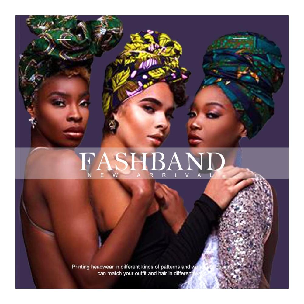 Stilvoll und schützend Set aus 2 vorgebundenen bedruckten Schirmmützen in Regenbogenfarben für Frauen und Mädchen ideal bei Haarausfall. Gönnen Sie sich den afrikanischen Turban-Look