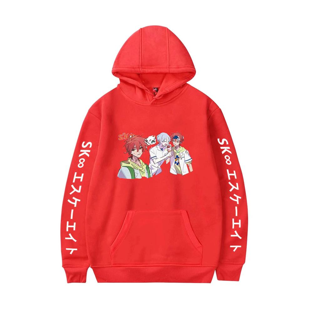 2021 Anime SK8 Das Infinity Reki Hoodie Unisex langarm Kapuzenpulli Kapuzenpullover SK Eight Langarmshirt für Damen und Herren