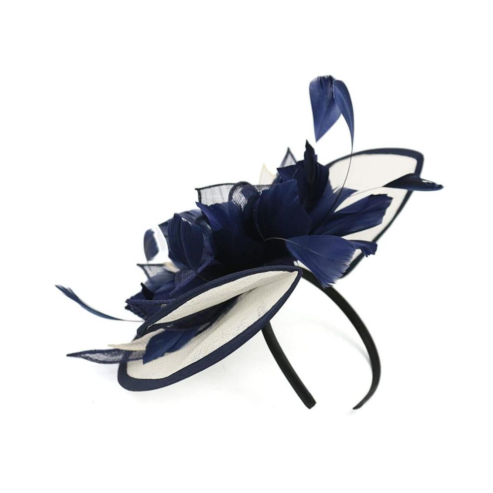 Erstaunliches Haarband-Sortiment VMAKBUWIS Feder-Stirnband & Blumen-Fascinator-Hut für Frauen - Perfekt für Partys & Fotoshootings