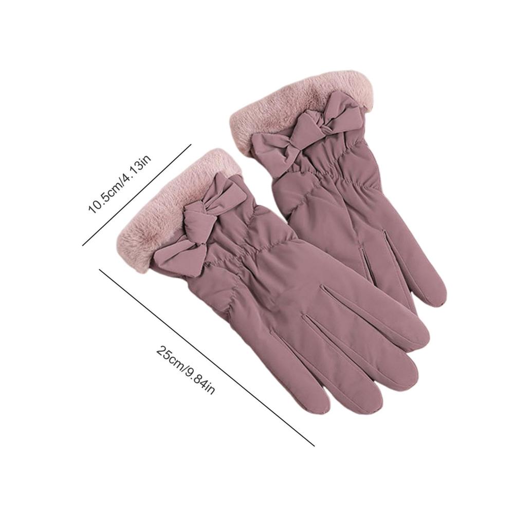 Damen-Handschuhe Warme winddichte Sport-Handschuhe für Gartenarbeit Skifahren & Autofahren – Perfekte Winterbegleiter