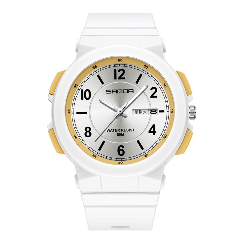 Stilvolle Armbanduhren für Damen Elegante Analoguhr mit Datum wasserdicht minimalistisches Design für Frauen Studentinnen und Mädchen