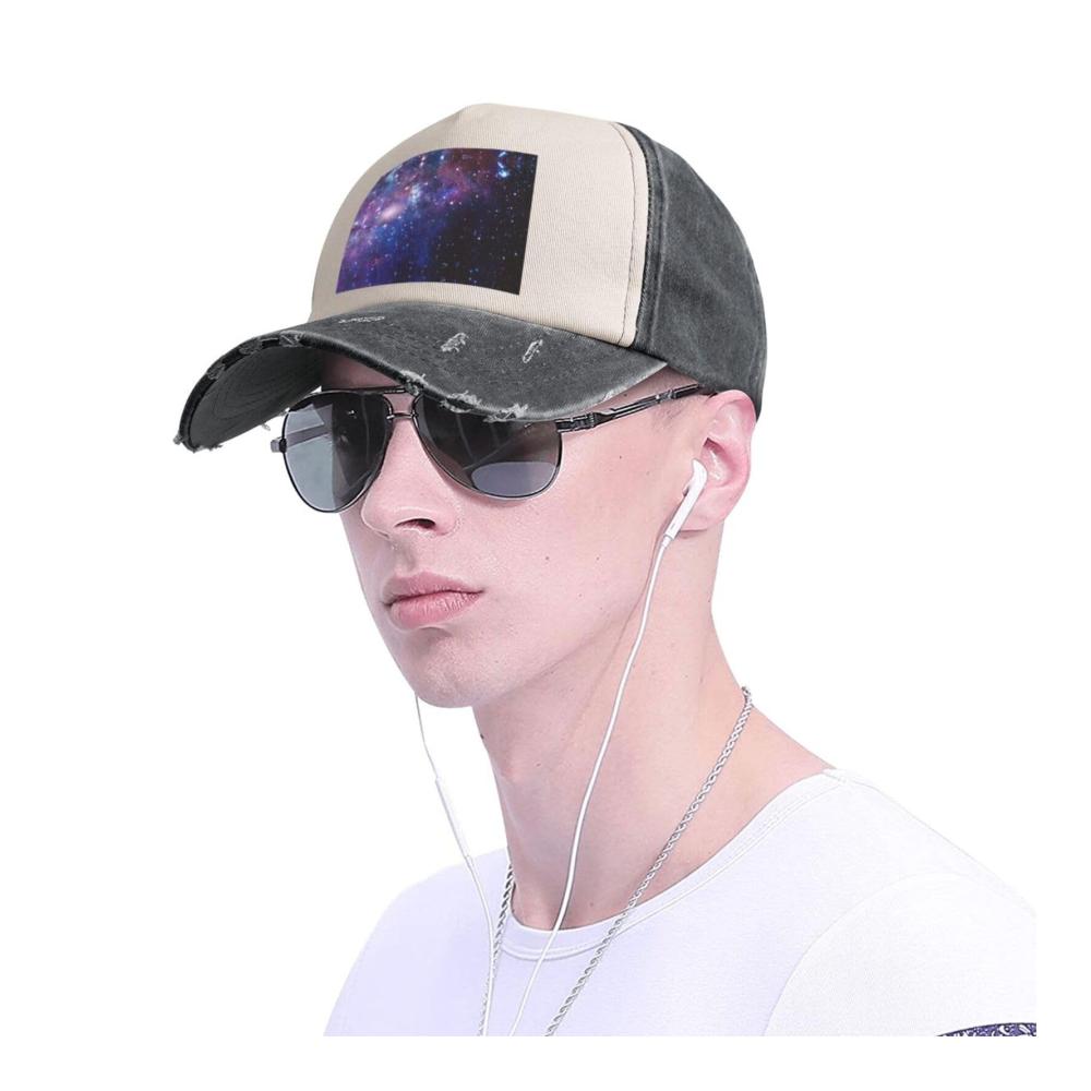 Entdecke den Weltraum Verstellbare Baseballkappe mit Galaxie-Druck - Perfekt für Damen vielseitig und stylisch für Outdoor-Abenteuer! Ideales Geschenk zum Vatertag