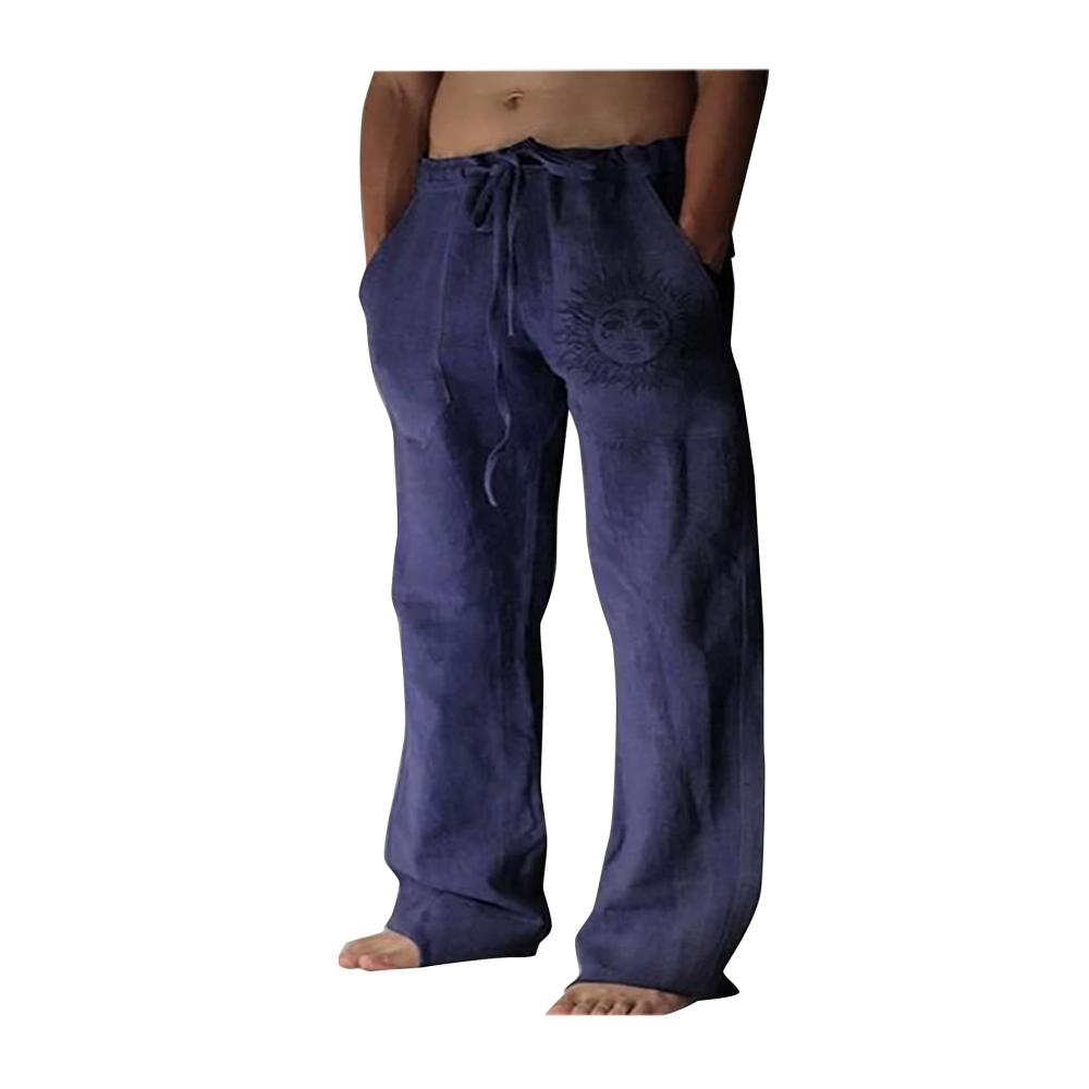 Ultimativer Komfort Herren Jogginghosen – Elastische Taillenhose für Arbeit Yoga & Freizeit | Übergröße Kordelzug Lässiger Stil | Ideal für Sommer Strand & mehr