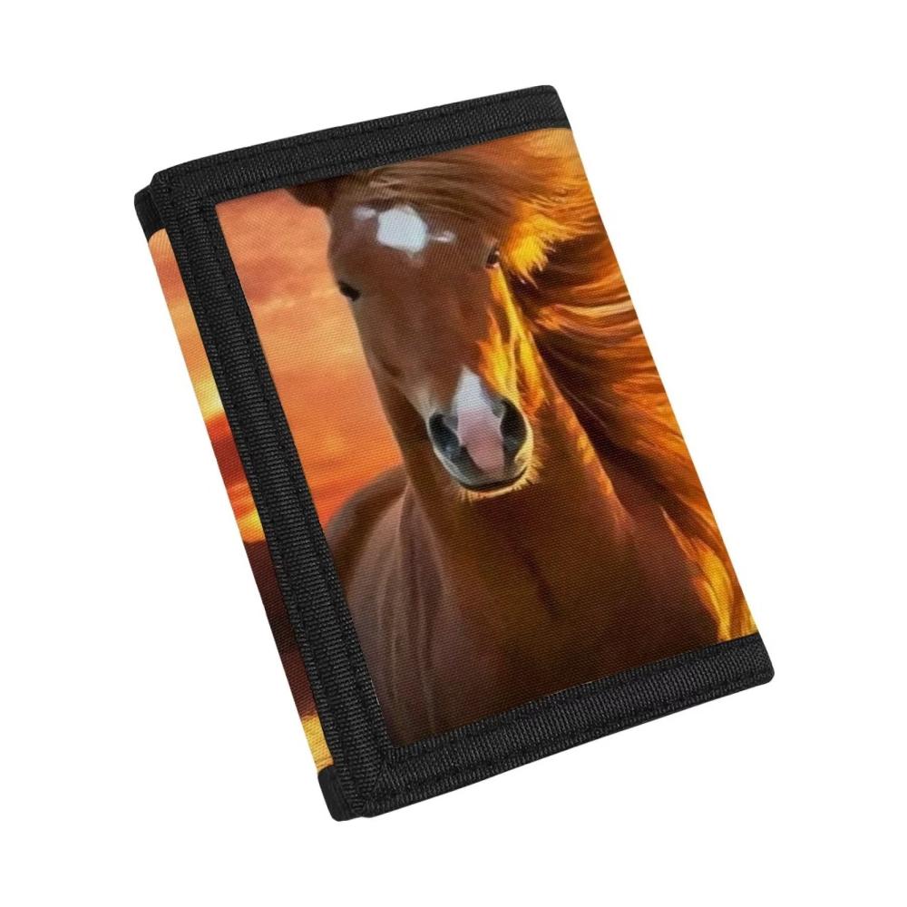 Orange Sunset Horse