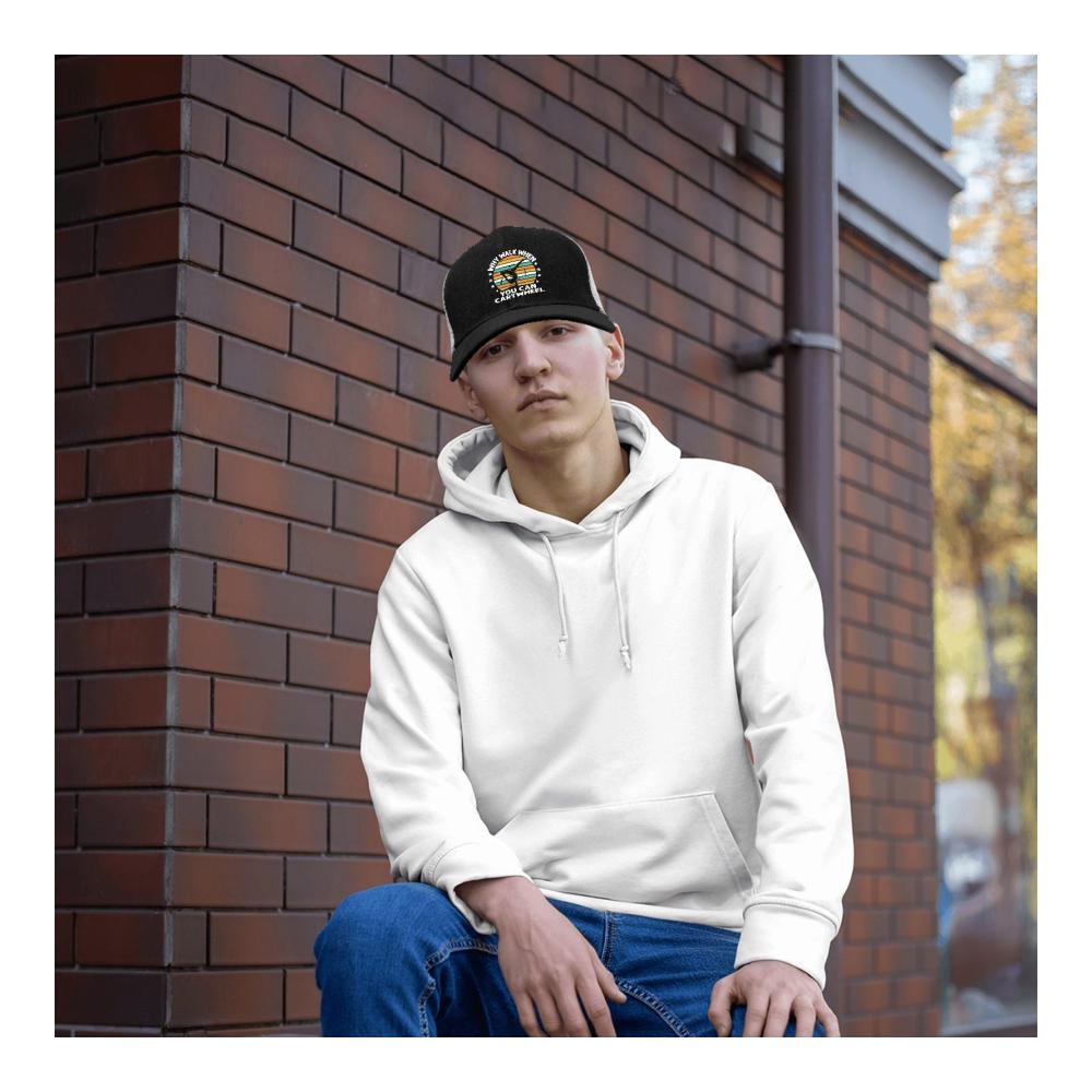 Coole Baseball Caps mit Why Walk When You Can Cartwheel-Print Retro-Snapbacks für Teenager in Allblack (Einheitsgröße