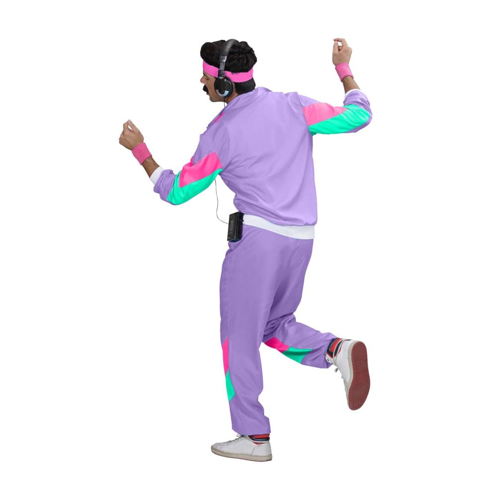 Sportswear Retro-Jogginganzüge im 80er-90er-Jahre-Stil Klassisches Karnevalskostüm für Herren und Damen