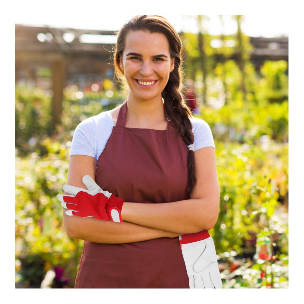 Ultimativer Schutz Kaktussichere Lederhandschuhe für Damen - Dornensicher & Winterfest - Perfekte Gartenbegleiter & Geschenkidee - Jetzt zugreifen! 🌿🧤