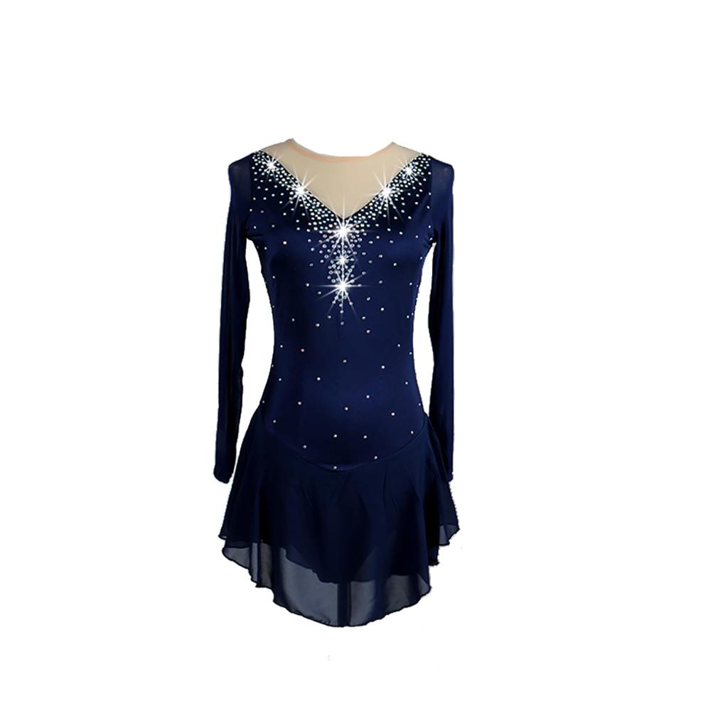 Perfektion auf Eis Glitzernde Kleider für Mädchen und Frauen - Eiskunstlauf Rhythmische Gymnastik und mehr! Einzigartige Performance-Kostüme mit Strass verzaubern die Bühne