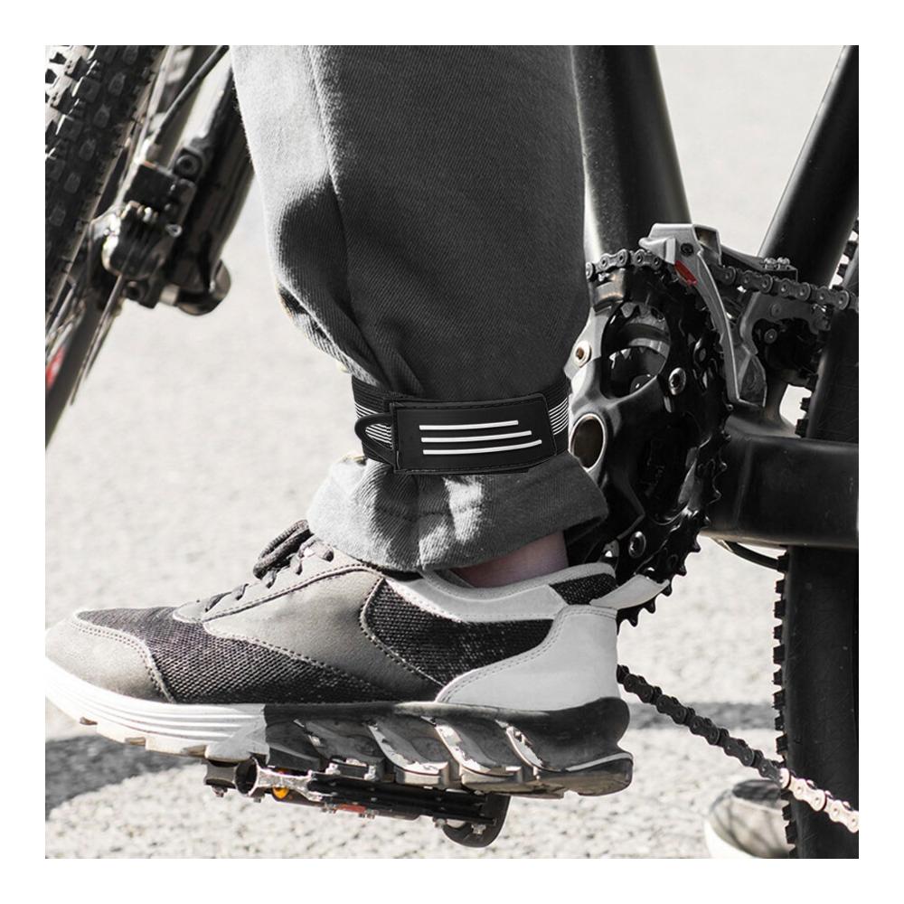 Hochwertige Elastische Unisex Trägerhosen Fahrrad Knöchel Gürtelgummis für Sport Fahrradfahren Wandern Radfahren Camping Laufsport Wandern in Vielerlei Hinsicht