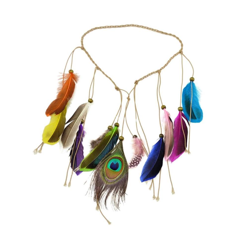 Entdecken Sie den Charme von Boho Gewebtes indisches Quasten-Stirnband - Perfekter Hippie-Haarschmuck mit Stil und Komfort für jeden Anlass