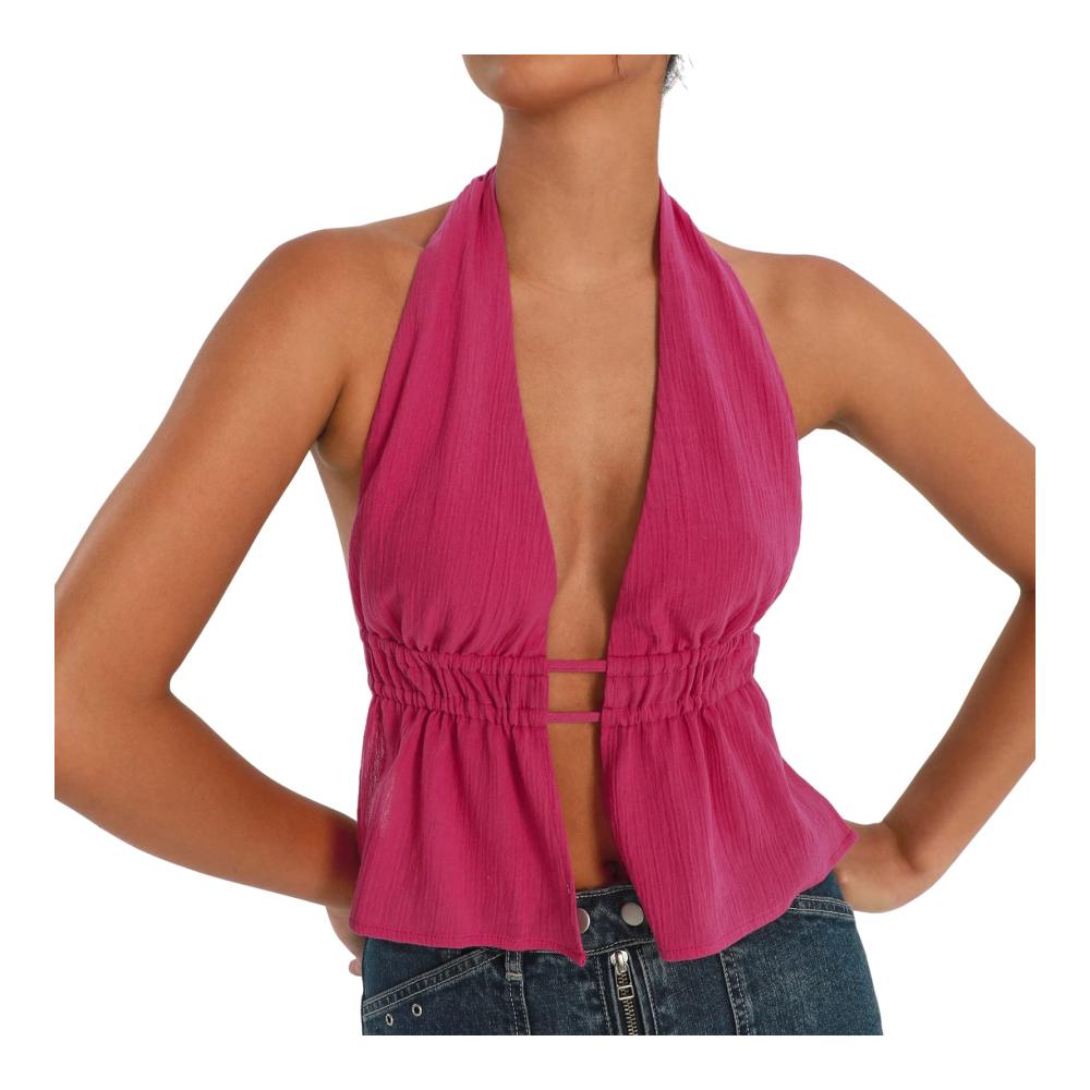 Entdecken Sie den ultimativen Stil Tanktops & Träger-Tops für Damen! Perfekt für den Sommer - Rückenfrei Halfter Y2K-Designs und mehr. Holen Sie sich Ihre neuen Favoriten jetzt
