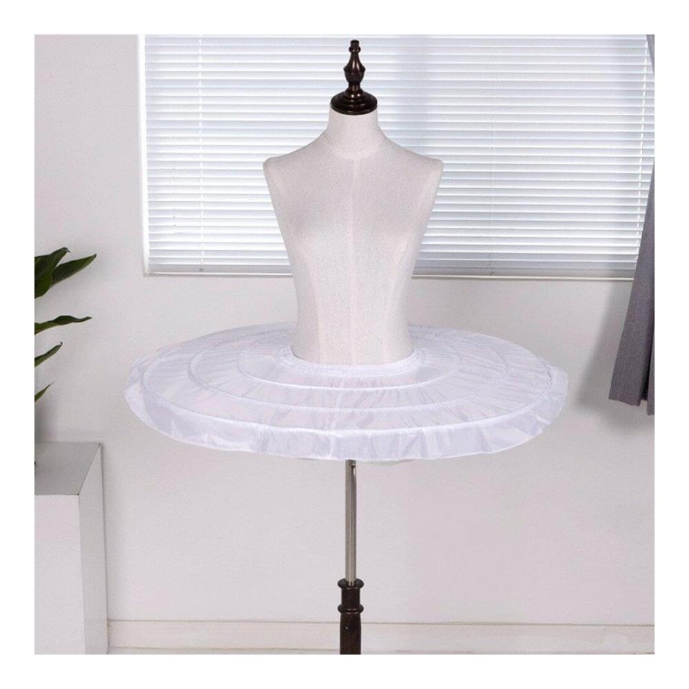 Perfekte Ballkleid Ergänzung Geschwollener Lolita Petticoat mit DREI Knochen für maximales Volumen - Ideal für Ballett Cosplay & mehr