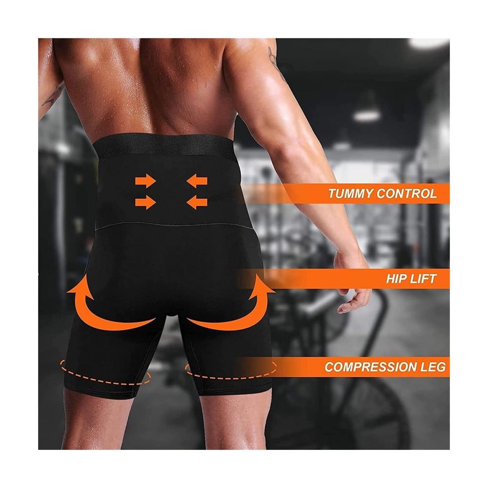 Entdecken Sie den Retro-Chic Herren Retroshorts - Kompressionsunterwäsche für einen gestrafften Bauch und lange Beine
