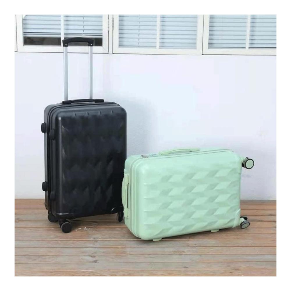 Premium Handgepäck-Koffer Großes Fassungsvermögen Langlebig & Tragbar mit Rollen und Zahlenschloss - Blau. Perfekt für jede Reise