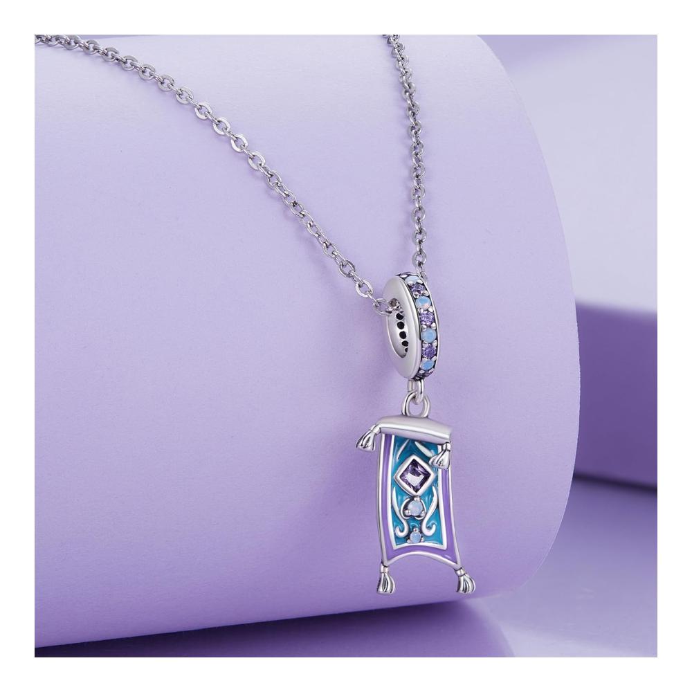 Entdecken Sie die Zauberwelt Bead Charms - Echte 925er Sterlingsilber-Anhänger mit magischen Perlen - Kürbiskutsche fliegender Teppich Zauberlampe und mehr - Perfekte Geschenkidee
