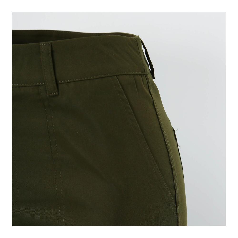 Attraktive Sommerhose für Damen Multifunktionale Taillen-Cargohose mit 3 Taschen und variabler Taille. Schwarz Größe 44. Perfekte Freizeithose für den Sommer
